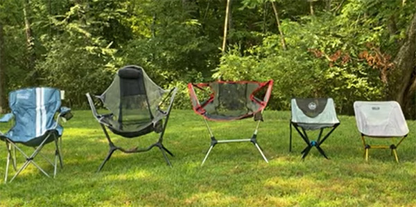 Camping chairs and table